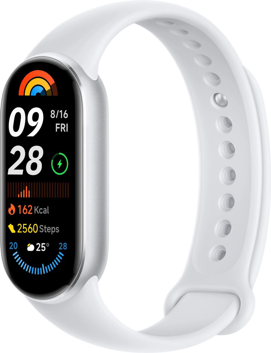 Фитнес-трекер Xiaomi Smart Band 9 1.62",  серебристый / серебристый [bhr8340gl]